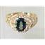 10K, 14K or 18K Gold Ladies Ring, Mystic Fire Topaz, R113