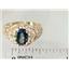 10K, 14K or 18K Gold Ladies Ring, Mystic Fire Topaz, R113
