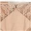 Ashley Graham Keyhole Hi Cut Jersey Lace Panty 401432 Choose Size X-2X Color New