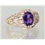 10K, 14K or 18K Gold Ladies Ring, Amethyst, R113