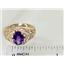 10K, 14K or 18K Gold Ladies Ring, Amethyst, R113