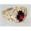 10K, 14K or 18K Gold Ladies Ring, Mozambique Garnet, R113