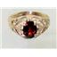 10K, 14K or 18K Gold Ladies Ring, Mozambique Garnet, R113