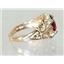 10K, 14K or 18K Gold Ladies Ring, Mozambique Garnet, R113