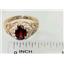 10K, 14K or 18K Gold Ladies Ring, Mozambique Garnet, R113