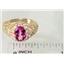 10K, 14K or 18K Gold Ladies Ring, Pure Pink Topaz, R113