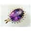 P270, Amethyst 14K Gold Pendant