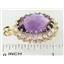P270, Amethyst 14K Gold Pendant
