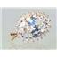 P270, Cubic Zirconia 14K Gold Pendant