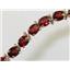 B001, Mozambique Garnet Gold Bracelet