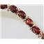 B001, Mozambique Garnet Gold Bracelet
