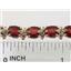 B001, Mozambique Garnet Gold Bracelet