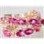 B001, Pure Pink Topaz Gold Bracelet