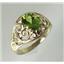 10K, 14K or 18K Gold Ladies Ring, Peridot, R111