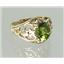 10K, 14K or 18K Gold Ladies Ring, Peridot, R111