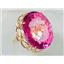 10K, 14K or 18K Gold Ladies Ring, Pure Pink Topaz, R068