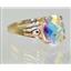 10K, 14K or 18K Gold Ladies Ring, Mercury Mist Topaz, R139