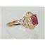 10K, 14K or 18K Gold Ladies Ring, Created Black Opal , R125