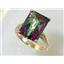 10K, 14K or 18K Gold Ladies Ring, Mystic Fire Topaz, R189