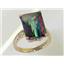 10K, 14K or 18K Gold Ladies Ring, Mystic Fire Topaz, R189