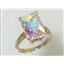 10K, 14K or 18K Gold Ladies Ring, Mercury Mist Topaz, R189