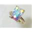 10K, 14K or 18K Gold Ladies Ring, Mercury Mist Topaz, R189
