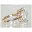 10K, 14K or 18K Gold Ladies Ring, Mercury Mist Topaz, R189