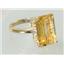 10K, 14K or 18K Gold Ladies Ring, Citrine, R189