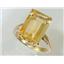 10K, 14K or 18K Gold Ladies Ring, Citrine, R189