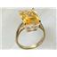 10K, 14K or 18K Gold Ladies Ring, Citrine, R189