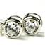 925 Sterling Silver Leverback Earrings, 1 ct Cubic Zirconia, SE018