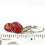925 Sterling Silver Leverback Earrings, Created Red/Brown Opal, SE101