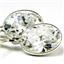 925 Sterling Silver Leverback Earrings, Cubic Zirconia, SE101