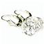 925 Sterling Silver Leverback Earrings, Cubic Zirconia, SE107