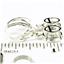 925 Sterling Silver Leverback Earrings, Cubic Zirconia, SE107