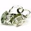 925 Sterling Silver Leverback Earrings, Green Amethyst, SE007
