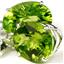 925 Sterling Silver Leverback Earrings, Peridot, SE107
