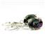 925 Sterling Silver Earrings, Mystic Fire Topaz, SE207