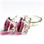 925 Sterling Silver Leverback Earrings, Crimson Topaz, SE107
