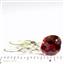 925 Sterling Silver Leverback Earrings, Crimson Topaz, SE107