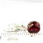 925 Sterling Silver Leverback Earrings, Mozambique Garnet, SE107