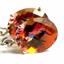925 Sterling Silver Leverback Earrings, Twilight Fire Topaz, SE107