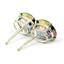 925 Sterling Silver Post Earrings, Neptune Garden Topaz, SE102