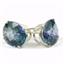 925 Sterling Silver Post Earrings, Neptune Garden Topaz, SE102
