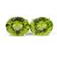 925 Sterling Silver Post Earrings, Peridot, SE102