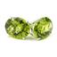 925 Sterling Silver Post Earrings, Peridot, SE102