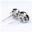 925 Sterling Silver Post Earrings, Mystic Fire Topaz, SE102