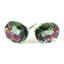 925 Sterling Silver Post Earrings, Mystic Fire Topaz, SE102