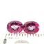 925 Sterling Silver Post Earrings, Pure Pink Topaz, SE102