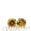 925 Sterling Silver Post Earrings, Citrine, SE012